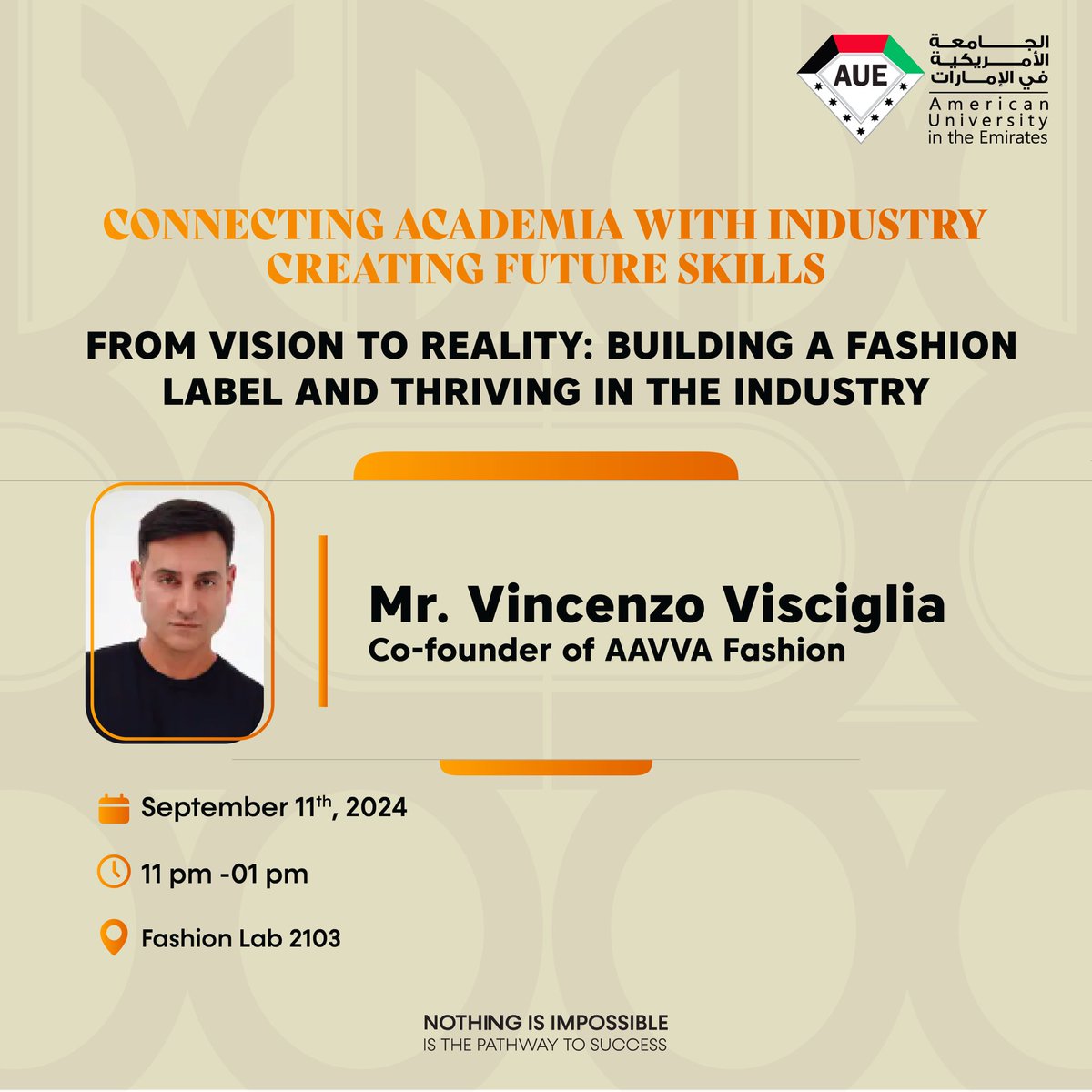 Join our workshop and learn about building a fashion label and thriving in the industry ✨🏷

⏰ Time: 11:00AM - 1:00PM.  
📍Location: Fashion Lab 2103. 
🗓 Date: September 11th, 2024.