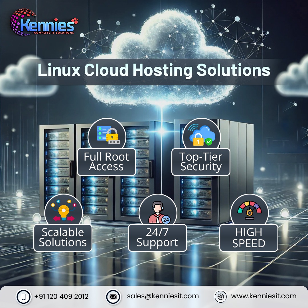 Kennies_IT's tweet image. 🌟 Linux Cloud Hosting Solutions with Kennies IT 🌟
#LinuxCloudHosting #CloudSolutions #KenniesIT #HighPerformance #SecureHosting #ScalableSolutions #24x7Support