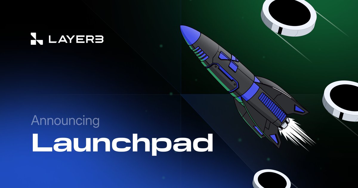 1/ Layer 3 เปิดตัว Launchpad 🚀🚀🚀

ตอนนี้ <a href="/layer3xyz/">Layer3</a> เปิดตัว Launchpad ซึ่งจะแตกต่างจาก Launchpad ทั่วๆไปในตลาด ณ ปัจจุบันที่จะเป็นแพลตฟอร์มสำหรับการระดมทุน แต่ Layer 3 มีการ Distribute เหรียญแบบใหม่ที่น่าสนใจมากๆ

แล้วมันแตกต่างกันยังไง เดียว Thread นี้จะมาอธิบายให้ฟังครับ