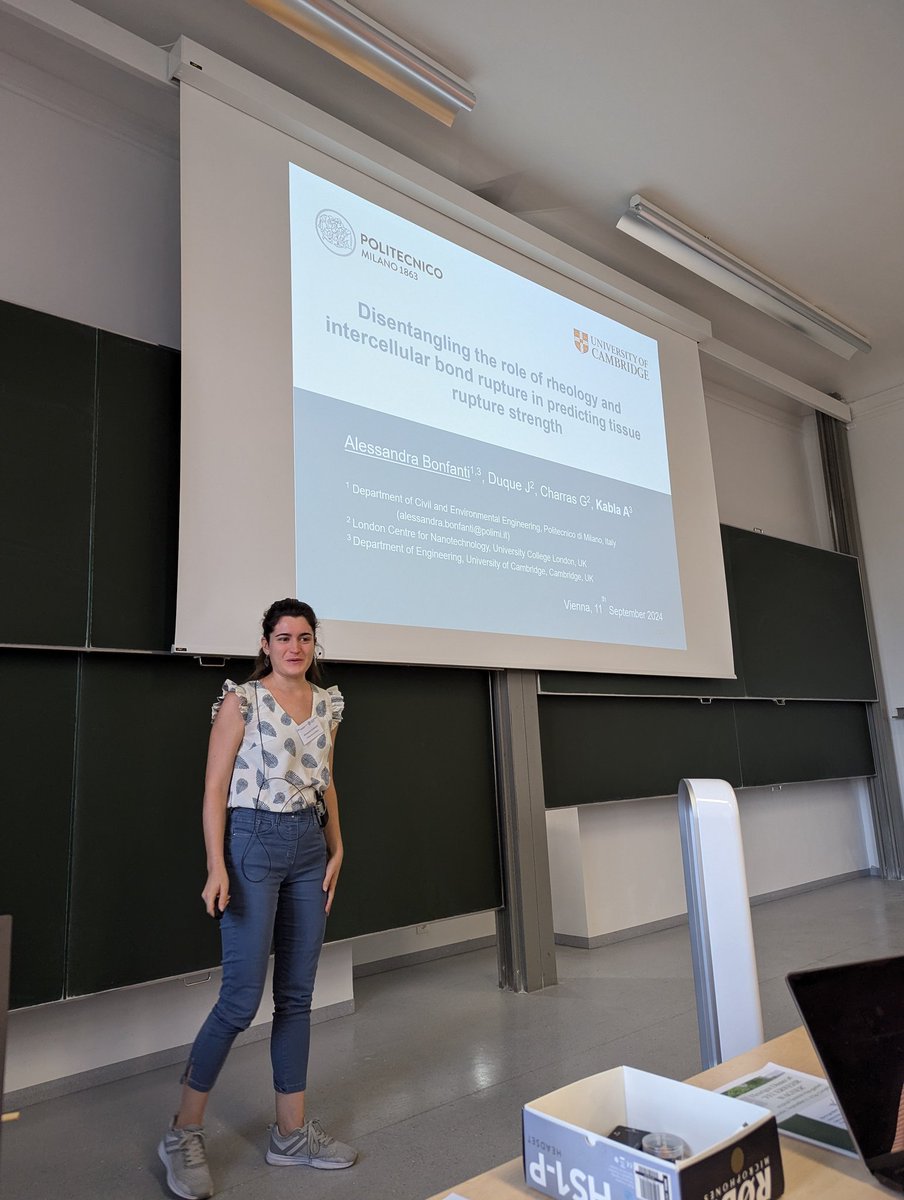 Roberto Cerbino (@cerbino) on Twitter photo And we are back for the third day of the <a href="/ESIVienna/">Erwin Schrödinger Institute</a> <a href="/cecamEvents/">CECAM</a> workshop "Failure in soft materials" with two talks from @G_Charras and <a href="/alebonfanti_ab/">Alessandra Bonfanti</a> about tissue rheology and fracture And we are back for the third day of the <a href="/ESIVienna/">Erwin Schrödinger Institute</a> <a href="/cecamEvents/">CECAM</a> workshop "Failure in soft materials" with two talks from @G_Charras and <a href="/alebonfanti_ab/">Alessandra Bonfanti</a> about tissue rheology and fracture