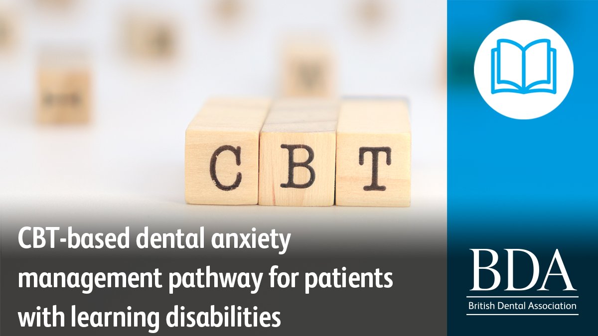 BDA (@thebda) on Twitter photo Dental anxiety may be more prevalent in people with learning disabilities. Reducing dental anxiety for these patients may reduce the need for treatment under general anaesthesia.
Learn about CBT management in this article: nature.com/articles/s4141…
<a href="/The_BDJ/">BDJ Portfolio</a> Dental anxiety may be more prevalent in people with learning disabilities. Reducing dental anxiety for these patients may reduce the need for treatment under general anaesthesia.
Learn about CBT management in this article: nature.com/articles/s4141…
<a href="/The_BDJ/">BDJ Portfolio</a>