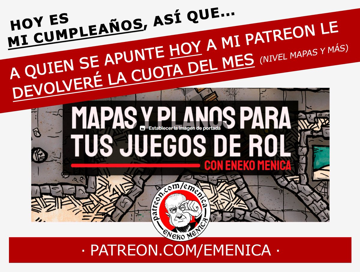 Patreon no me deja hacer la promoción que tenía pensada😠, así que lanzo un órdago...

Esto es mejor que el 50% de descuento, es un 100% de descuento, tanto en la tienda como en todo el contenido disponible en mi patreon.