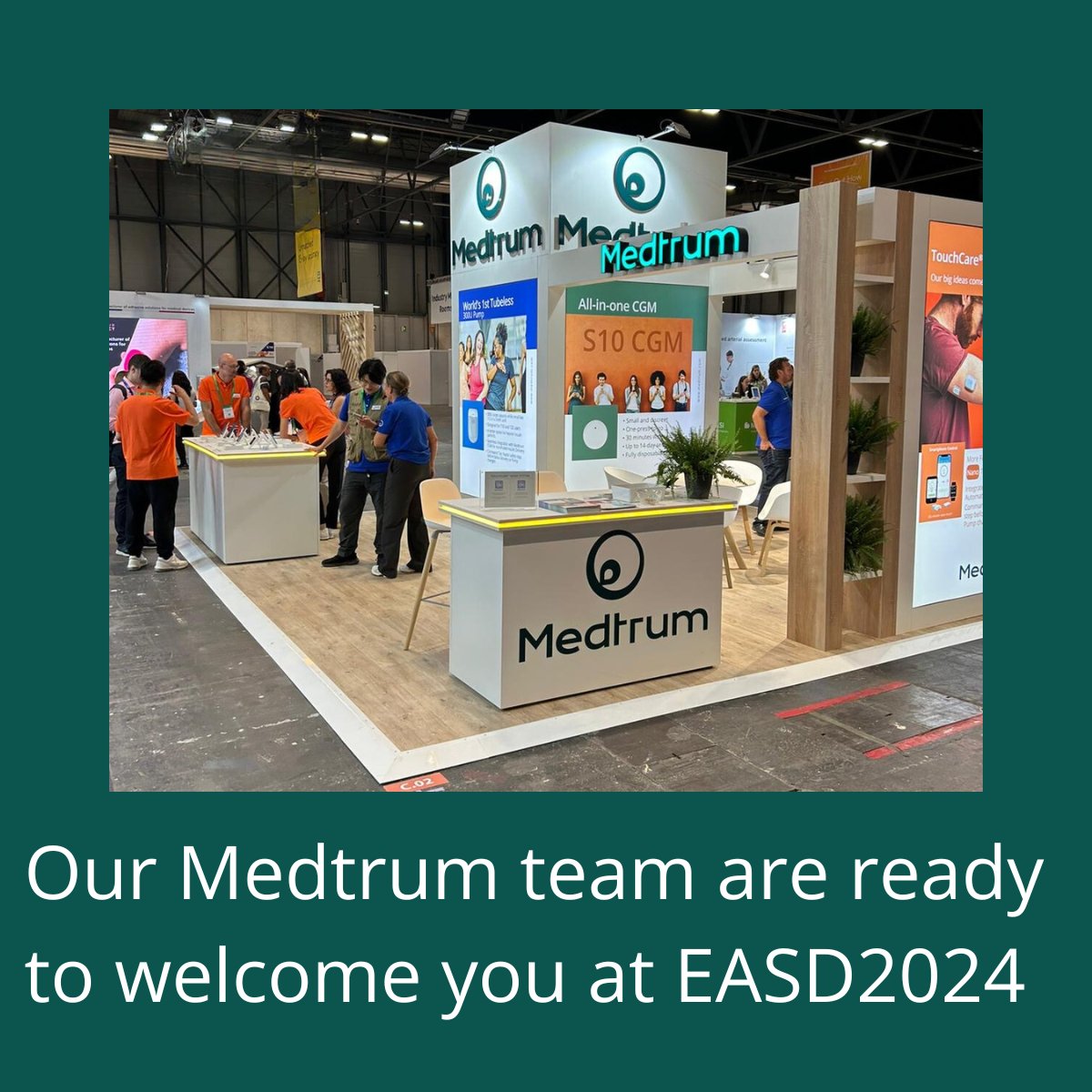 With only a few days left to go of the EASD 2024 congress don't miss your opportunity to see the world's smallest insulin pump in action #EASD2024 #Medtrum #Simplifyingdiabetes