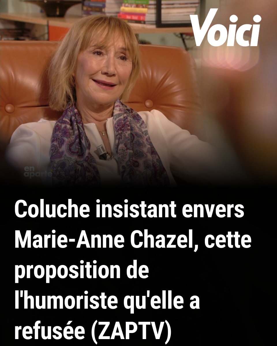 "Il était déçu" : Coluche insistant envers Marie-Anne Chazel, cette proposition de l'humoriste qu'elle a refusée (ZAPTV)
➡️ l.voici.fr/Lms