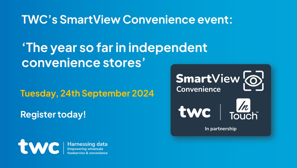 TWC Group (@twcgroup) on Twitter photo 📅 Join us on Tuesday, 24th September for a free SVC event where we’ll dive into 2024 trends and opportunities.
➡️Register here: eu1.hubs.ly/H0cgz_d0
Or contact our SVC Product Director, Sarah to learn more:
📞 07834 907995
✉️ sarah@twcgroup.net
🌐 eu1.hubs.ly/H0cgy6y0 📅 Join us on Tuesday, 24th September for a free SVC event where we’ll dive into 2024 trends and opportunities.
➡️Register here: eu1.hubs.ly/H0cgz_d0
Or contact our SVC Product Director, Sarah to learn more:
📞 07834 907995
✉️ sarah@twcgroup.net
🌐 eu1.hubs.ly/H0cgy6y0