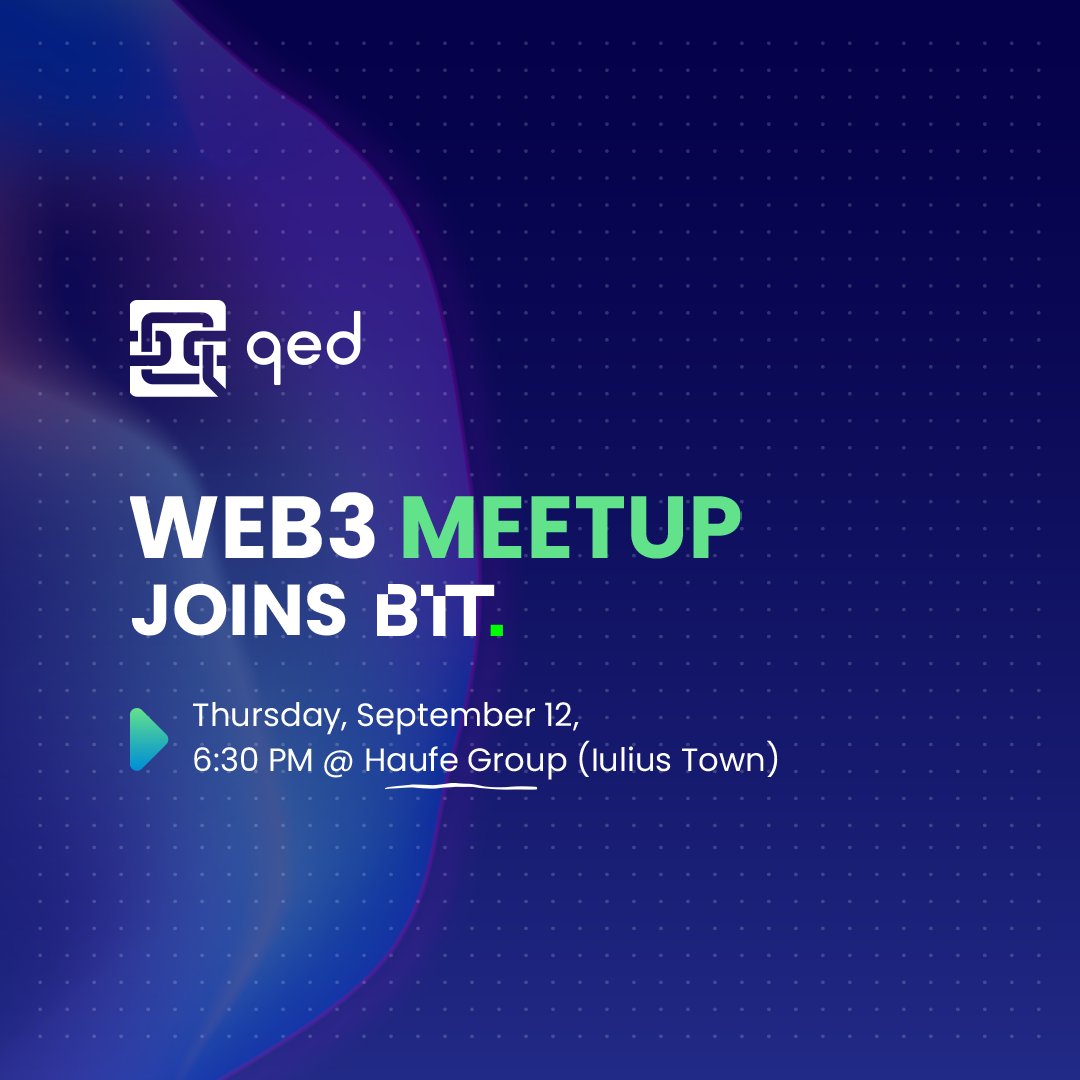qed_builders's tweet photo. We want to inform you that Web3 Timisoara #7 will now join Banat IT for the upcoming event. 

The event will now take place at Haufe Group, Consiliului Europei nr. 2 (Iulius Town).

📷 Date 12 September 18:30
📍 Location: Haufe Group, Consiliului Europei nr. 2 (Iulius Town) https://t.co/uaVN0Vr656