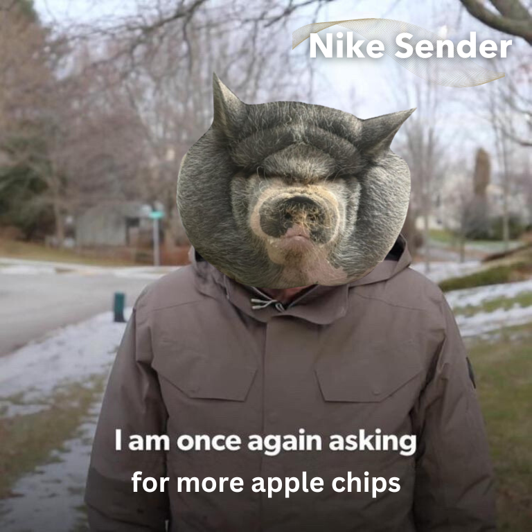 NikePig_ADA's tweet photo. When the apple chips run out, but the grind never stops. Send it higher☝️