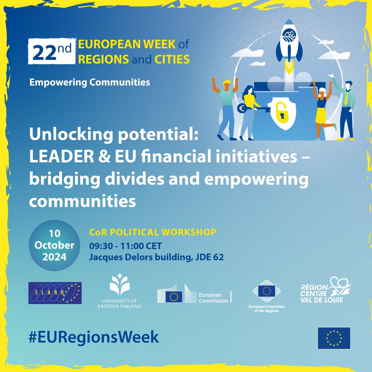 Many 🇪🇺#EUfunding &amp; support initiatives can help to improve the quality of life in rural areas.

Register now to this #EUregionsWeek workshop to learn more and hear about the #RuralToolkit!

➡️ europa.eu/!bfjGrh

#RuralVisionEU #EUinmyRegion