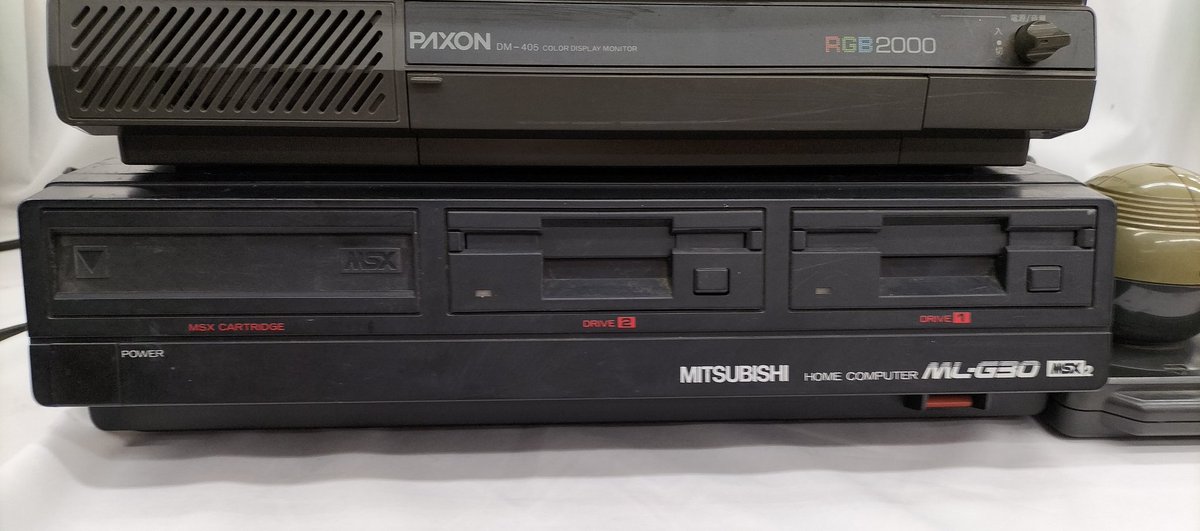 こんにちは。本日はMITSUBISHIのMSX2 ML-G30を買取りさせて頂きました 
