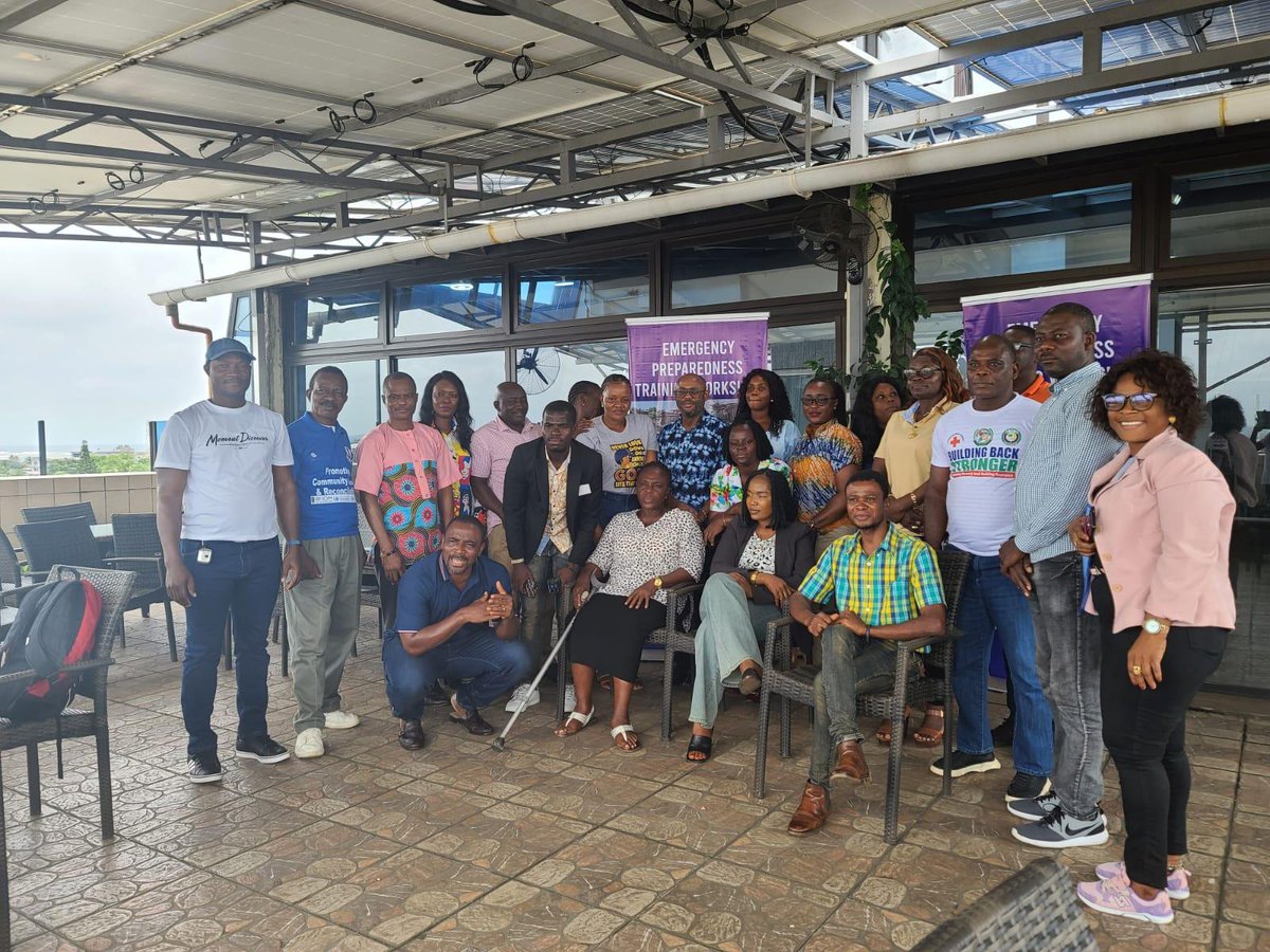 IomLiberia's tweet photo. Strengthening our collective capacity to protect and support vulnerable communities. A 4-day training in Monrovia on Emergency Preparedness and Gender Mainstreaming with the NDMA and other key government partners and stakeholders. #NDMA #gendermainstreaming #emergencypreparedness https://t.co/3IoR8EL3Kw