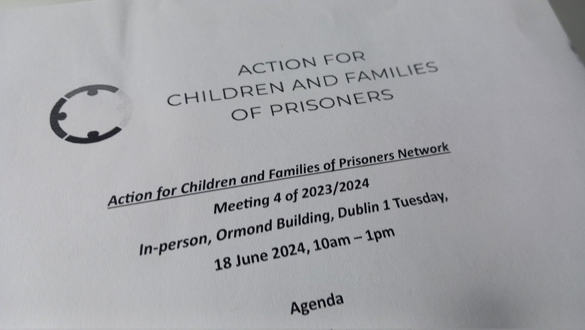 Thanks to the <a href="/IPRT/">Irish Penal Reform Trust</a> fo4 hosting us. Us it fantastic to keep updated and informed on all the services available for families afftby imprisonment <a href="/IrishPrisons/">Irish Prison Service</a> <a href="/AshlingTobin81/">Ashling Tobin</a> <a href="/SSGTIrl/">St Stephen's Green Trust</a>