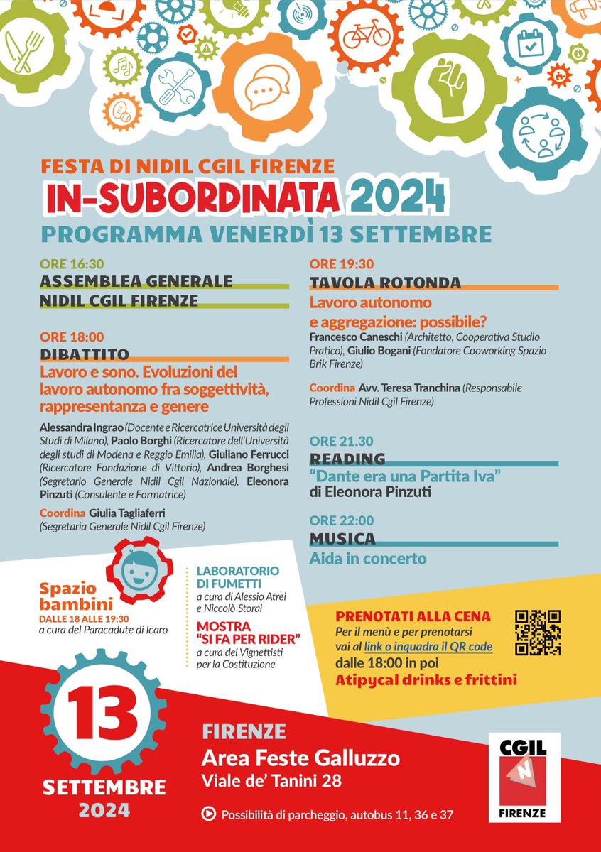 “In-subordinata 2024”, venerdì a Firenze la festa Nidil #Cgil

👉 IL PROGRAMMA
⬇️⬇️⬇️
cgilfirenze.it/2024/09/in-sub…