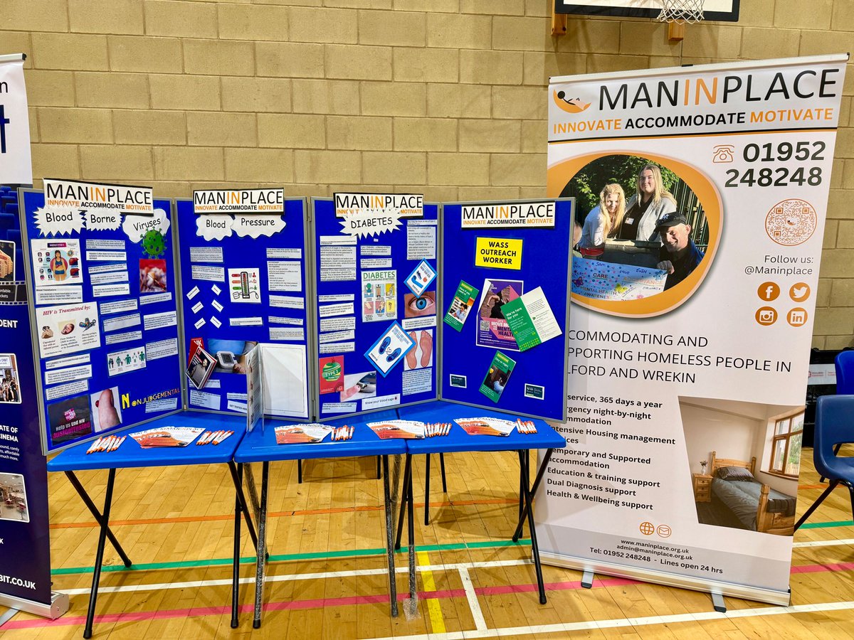 Today’s event is @TelfordCollege freshers frayre. We’re looking forward to offering advice to students who may be at risk of homelessness in Telford. #Support #students #college #homelessness.