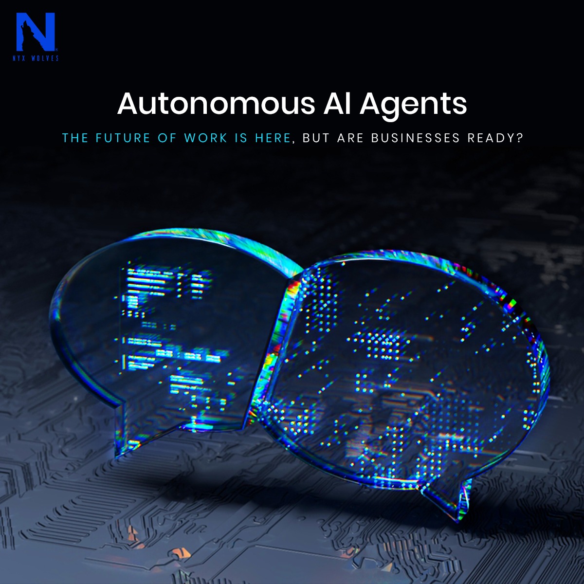NyxWolves's tweet image. 🚀 Autonomous AI Agents: The future of work is here, but are businesses ready? AI works 24/7, transforming industries, yet trust remains the key question. Massive potential, real risks. Leaders, are you prepared for the AI-driven world? #AI #FutureOfWork #BusinessInnovation