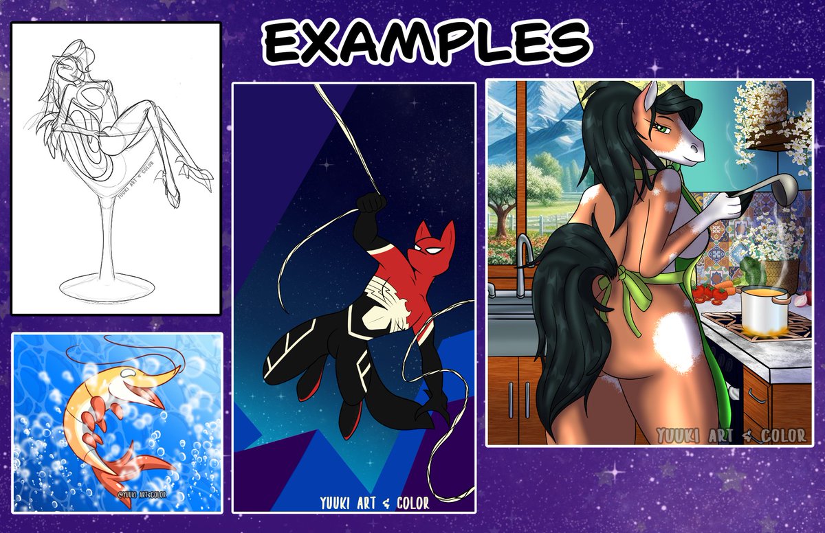 I have open commissions, sharing is welcome. If you have any questions you can send me a DM. You can support me on ko-fi too.
ko-fi.com/yuukiartcolor 
#ychcommission #HazbinHotel #furrycommision #opencommission #limitedslots #slots #CommissionSheet