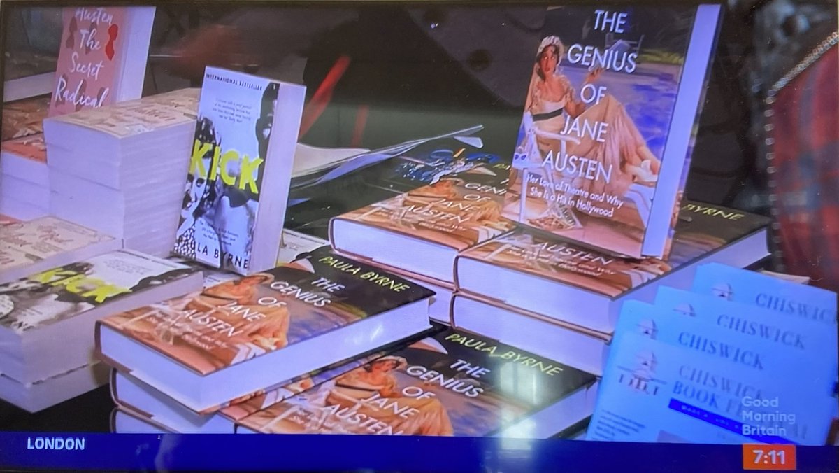 W4BookFest's tweet image. Great to see today’s opening of #ChiswickBookFest on @itvlondon News #GoodMorningBritain @GMB this morning - with mentions of speakers #BillWyman + @clarebalding - and footage of previous Festival events @StMichaelsW4 + @Chiswick_House