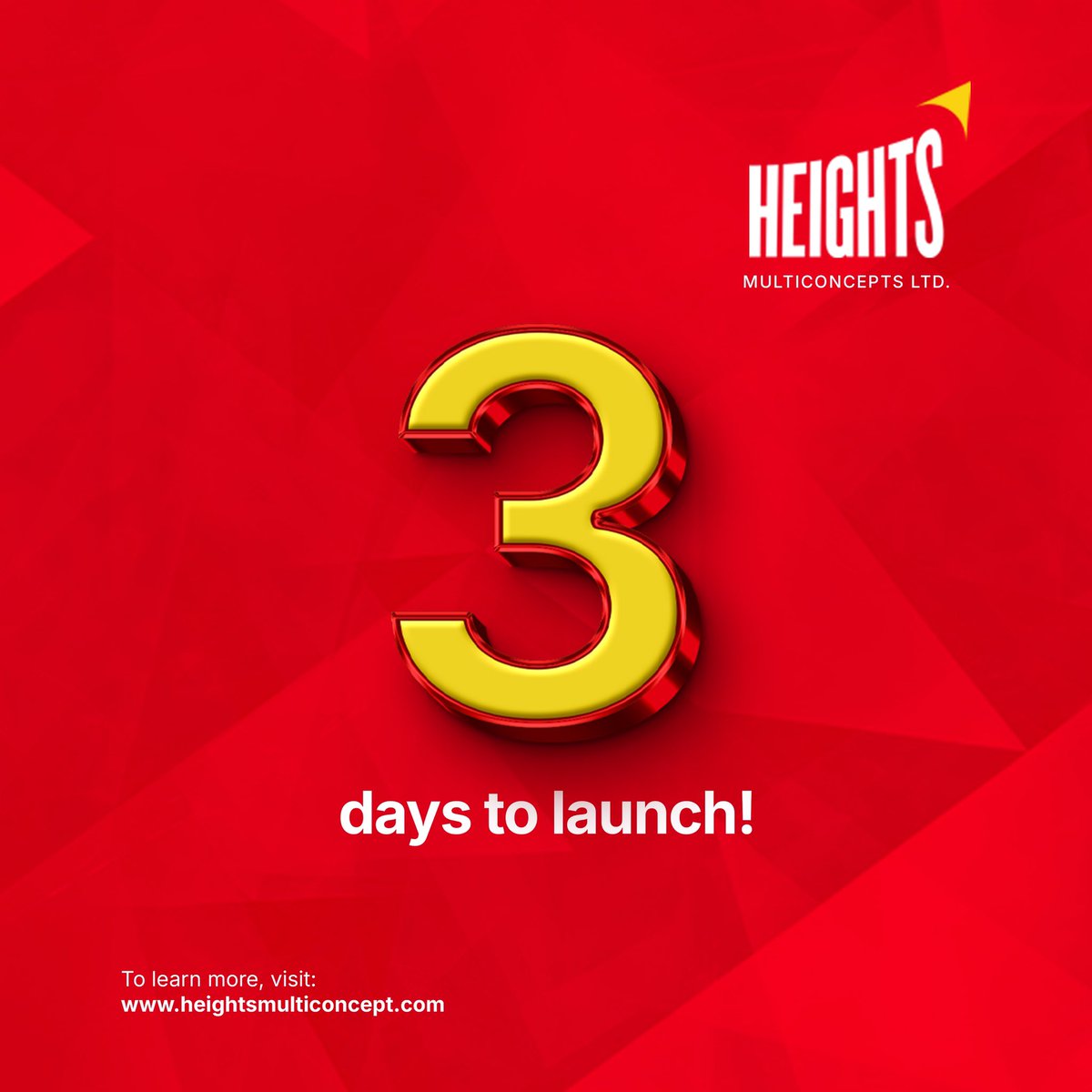 Just THREE days to go! The excitement is real, and the big reveal is almost here. What comes to mind when you see THREE? A number, or something more? Trust us—you don’t want to miss this! Let us know if you’re ready in the comments! ⬇️

#BiggerAndBetter #Countdown #ThreeDays