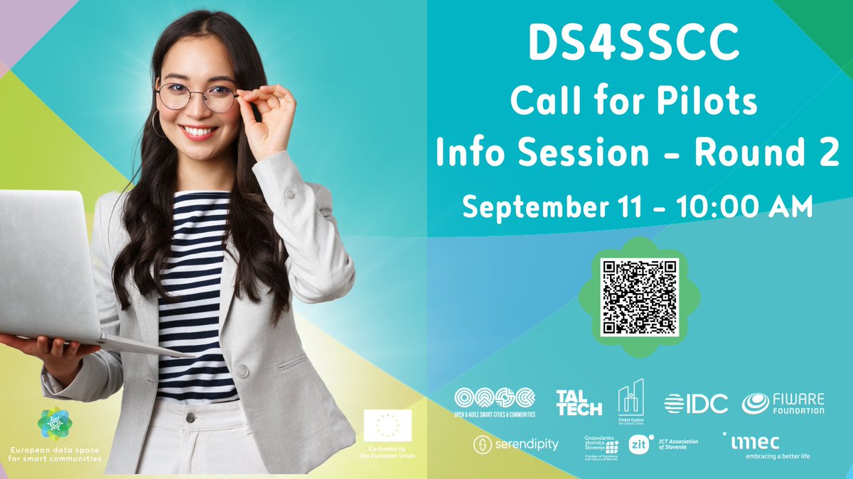 ds4sscc's tweet image. 🚨 Join us for an info session on the European Data Space for Smart Communities taking place right now! Learn about the 2nd round of Call for Pilots and how to apply. 🔗 events.teams.microsoft.com/event/f74f66d4… #SmartCities #ds4sscc