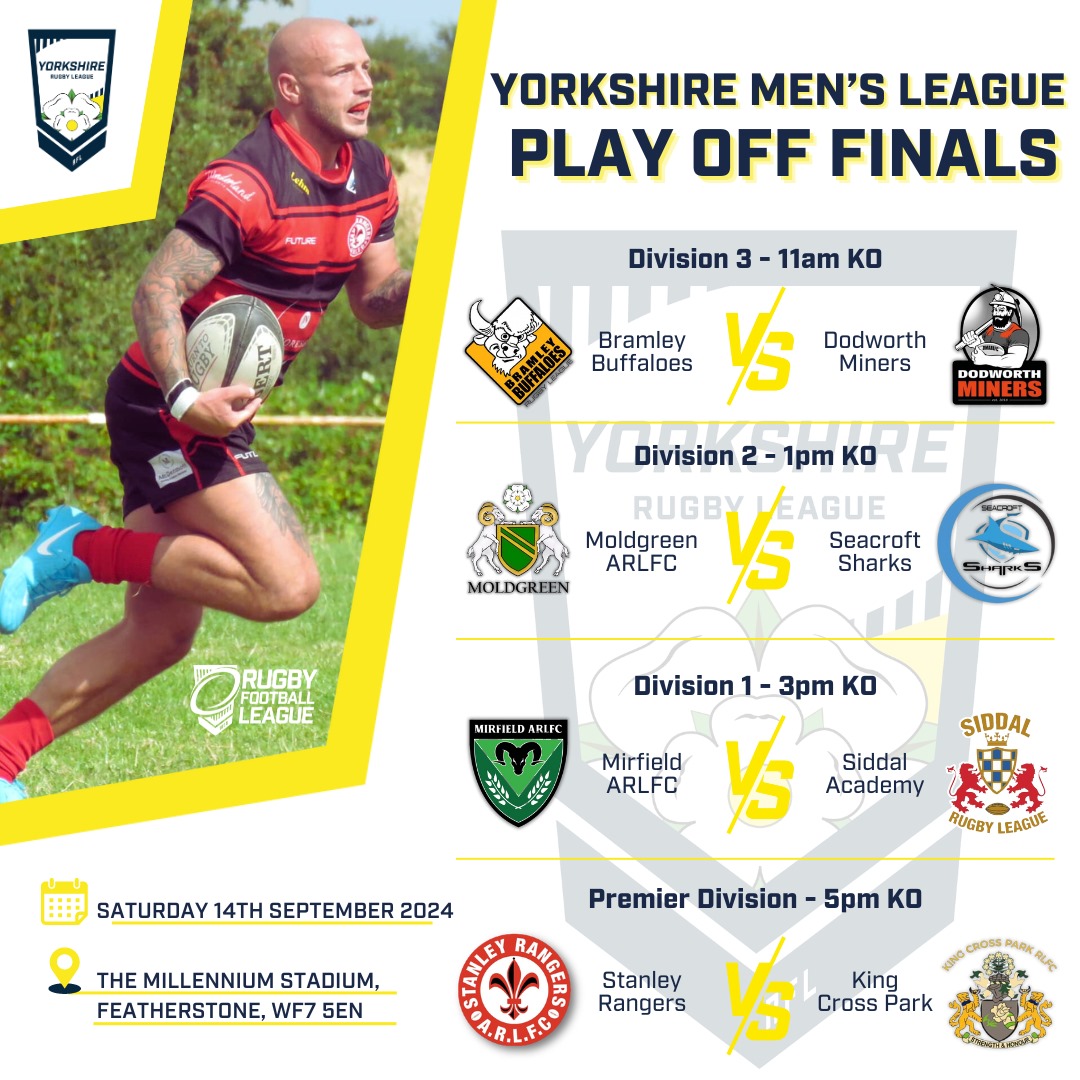 Saturday 14th September
17:00
Millenium Stadium, Featherstone
Stanley Rangers vs King Cross Park

See you all there 

🔴⚫️⚜️ UTFR