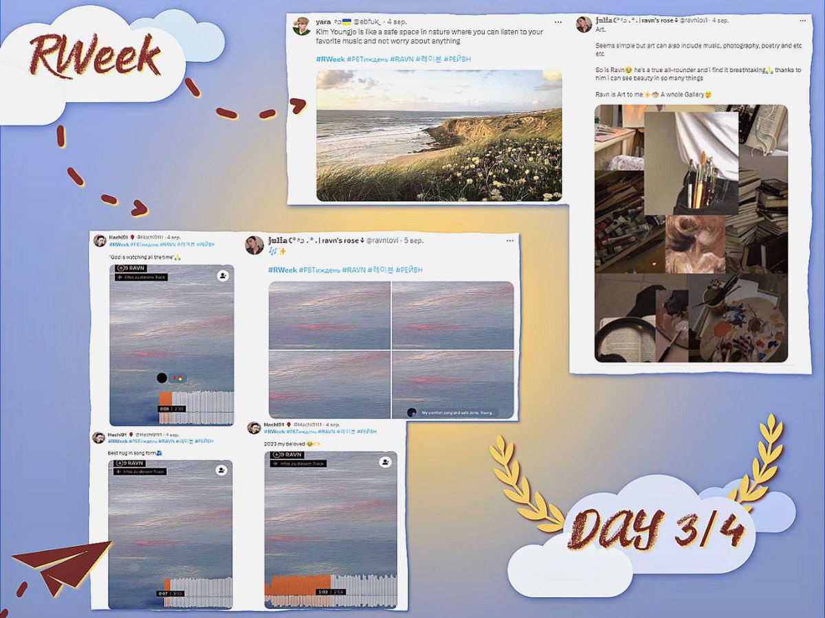 ravn_ukraine's tweet photo. 🌹Dear Roses!🌹

Here are the wonderful results of our efforts!🙏💫

Thank you so much for your participation, look for your photos/screenshots and enjoy watching!🤩✨

#RWeek #РВТиждень #RAVN #레이븐 #РЕЙВН https://t.co/hGJ58xWc1m