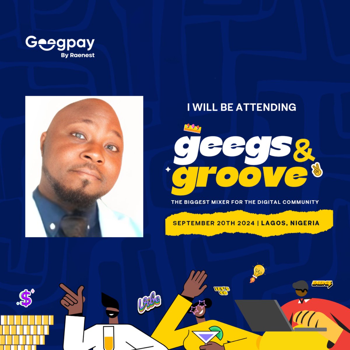 I am attending the coolest party in town, guys.
@geegpay_hq

#GeegsAndGroove #GroovewithGeegpay