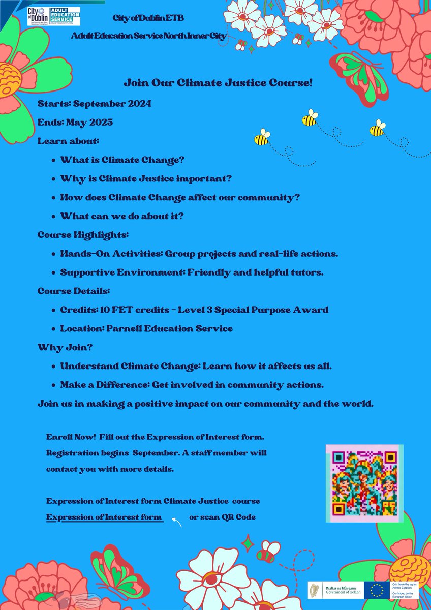 City of Dublin ETB Adult Education Guidance (@dicaegs1) on Twitter photo ๐ Join Our Climate Justice Course! Starts Sept 2024. Learn about climate change, why it matters, and how to act! Hands-on projects, supportive tutors. Earn credits! ๐ Sign up now! ๐ฑ๐ฅ
<a href="/CityofDublinETB/">City of Dublin ETB</a> <a href="/DALCDublin/">DALC (Dublin Adult Learning Centre)</a> #CreateYourFuture ๐ Join Our Climate Justice Course! Starts Sept 2024. Learn about climate change, why it matters, and how to act! Hands-on projects, supportive tutors. Earn credits! ๐ Sign up now! ๐ฑ๐ฅ
<a href="/CityofDublinETB/">City of Dublin ETB</a> <a href="/DALCDublin/">DALC (Dublin Adult Learning Centre)</a> #CreateYourFuture