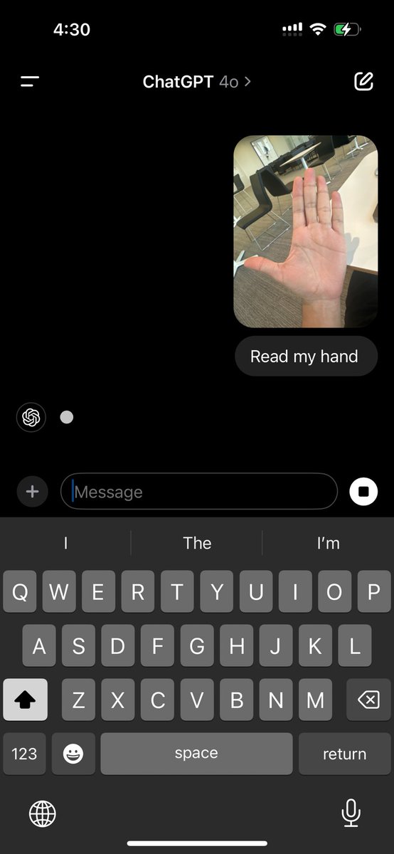 Can ChatGPT do palmistry ? 🤷🏽‍♂️