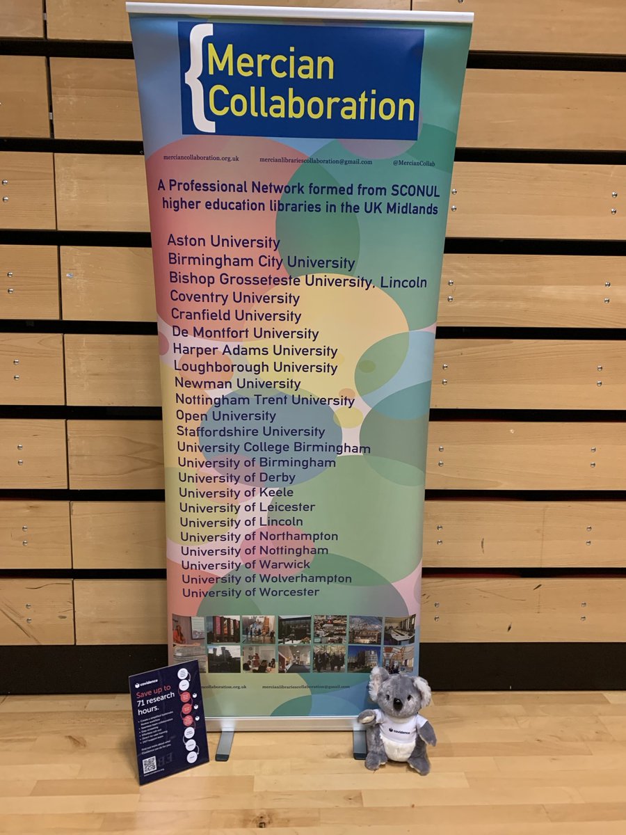#Mercian24 ⁦<a href="/SconulO/">SCONUL Office</a>⁩ come and speak to Covidence and meet Kai the Koala all the way from Melbourne and is looking for a new home ⁦<a href="/Covidence/">Covidence</a>⁩ ⁦<a href="/MercianCollab/">Mercian Collab</a>⁩