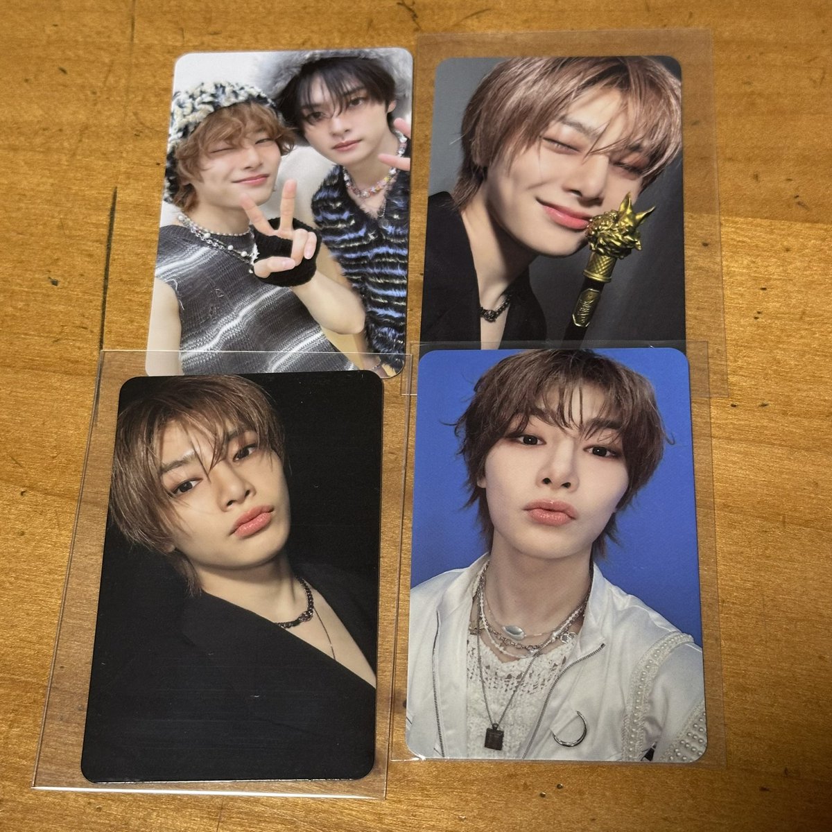 puri325's tweet photo. @4mIaoa 検索より失礼いたします。こちらと両面フィリックス、JYPリノとの交換は可能でしょうか？難しければ両面フィリックスのみでも構いませんのでご検討よろしくお願いいたします。 https://t.co/7d3oWUNCu7