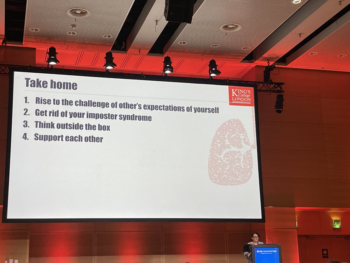 I’m tall, brown, female and young looking- a lot of times the only one of this kind in the rooms/meetings that I am in. Your talk at the end of #ERSCongress resonated <a href="/MonaBafadhel/">Mona Bafadhel</a>. Thank you. #beyourauthenticself