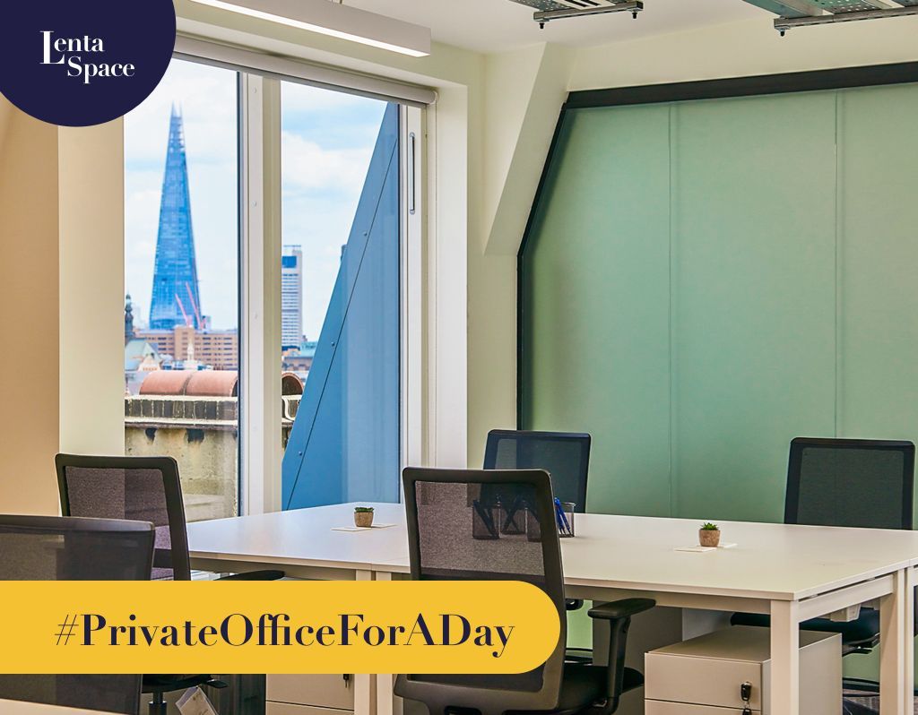 If you don’t need a full time London office, book our “Private Office For A Day”.  An office, with full use of our building facilities, secure WiFi and support from our reception team.  Book for one day, or many.

#PrivateOfficeForADay #hybridworking #londonoffice