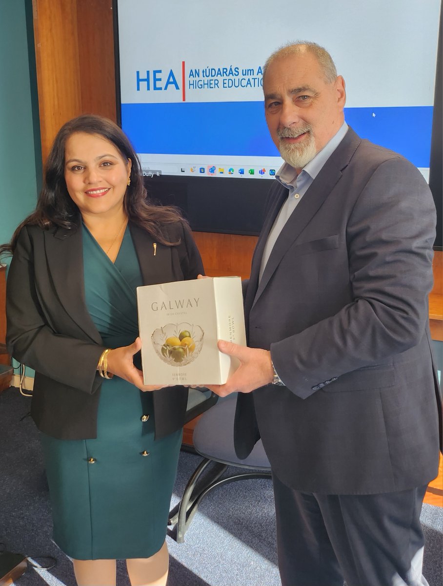 HEA (@hea_irl) on Twitter photo A very warm welcome from HEA CEO <a href="/dralanwallhea/">@dralanwallHEA</a> to the Minister for Advanced Education for Alberta, Canada - <a href="/RajanJSaw/">Rajan Sawhney</a> - at HEA HQ this morning for a round table meeting on higher education links between Ireland and Alberta. @canadainireland <a href="/YourAlberta/">Alberta Government</a> A very warm welcome from HEA CEO <a href="/dralanwallhea/">@dralanwallHEA</a> to the Minister for Advanced Education for Alberta, Canada - <a href="/RajanJSaw/">Rajan Sawhney</a> - at HEA HQ this morning for a round table meeting on higher education links between Ireland and Alberta. @canadainireland <a href="/YourAlberta/">Alberta Government</a>