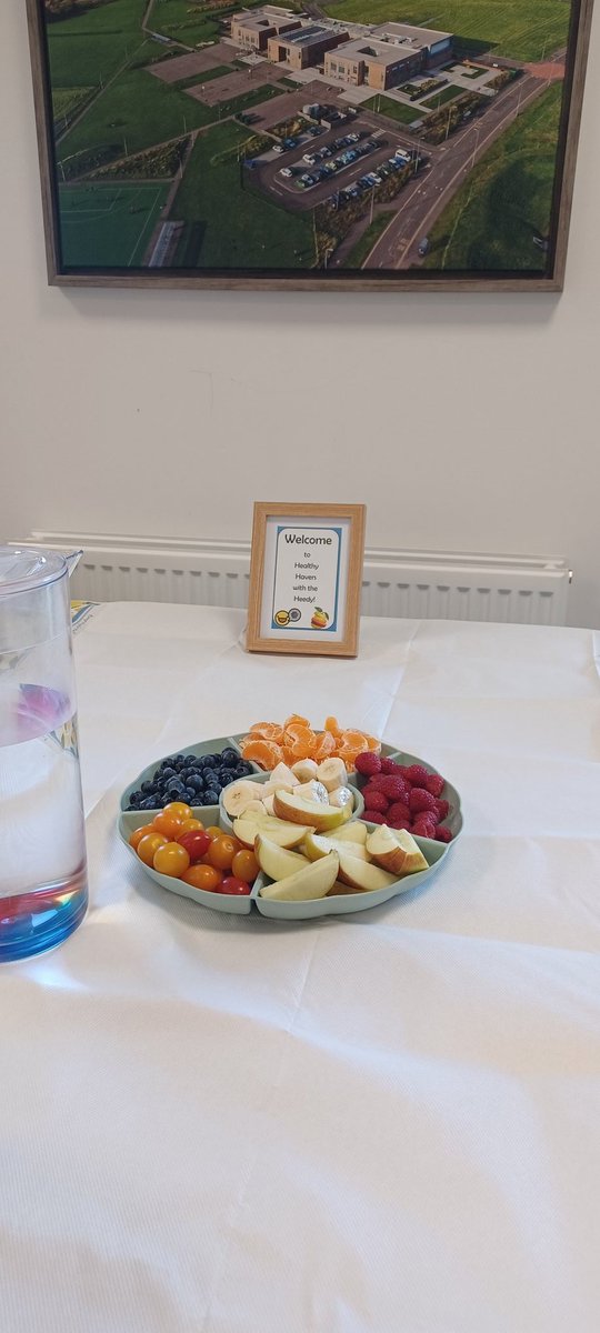 All ready for another Healthy Haver with the Heedy!  I'll be joined by learners from P7I today and I'm looking forward to the chat!