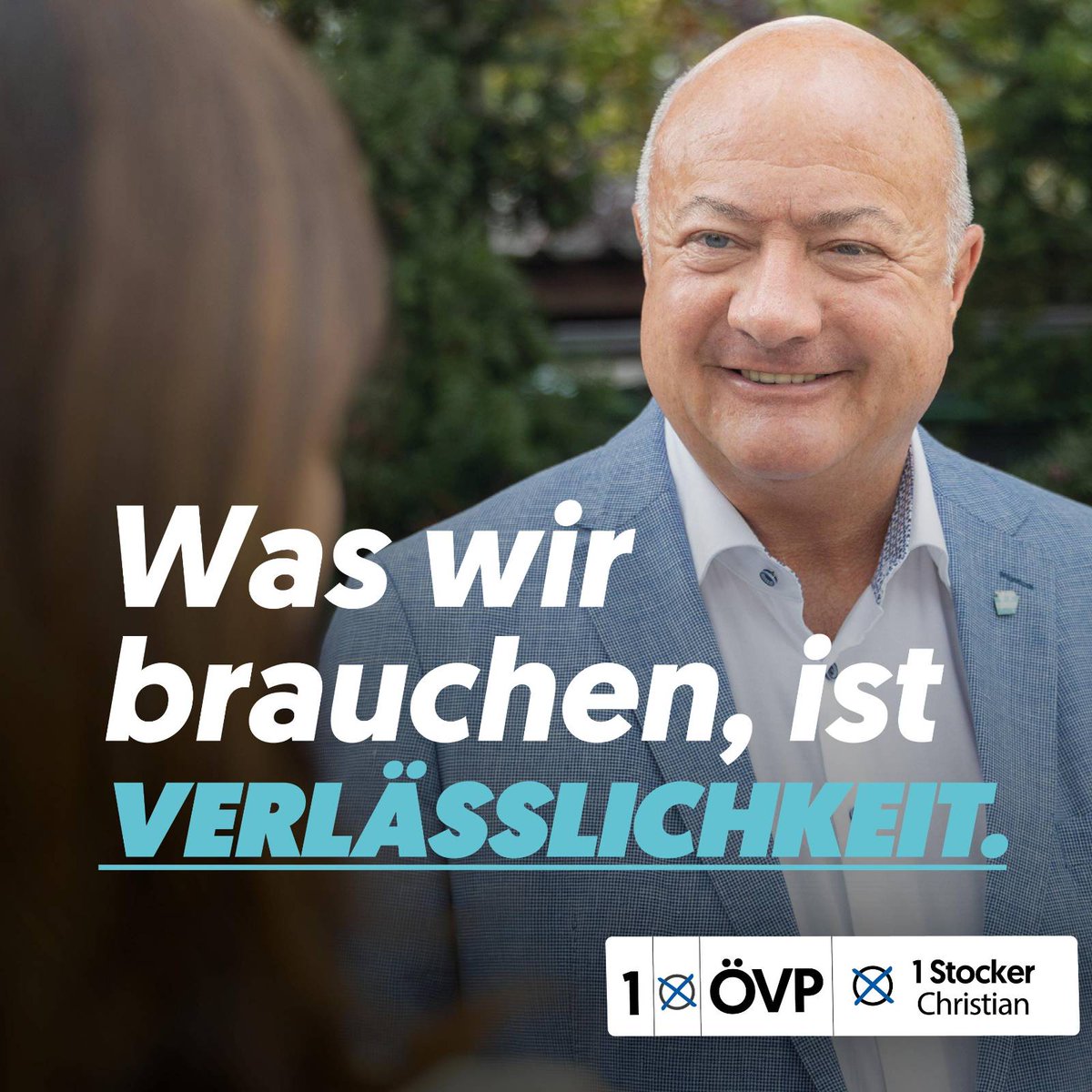 Wir brauchen eine Politik, die Verantwortung für die Menschen übernimmt und Vertrauen schafft. Und zwar nicht nur heute, sondern auch morgen und übermorgen! Deshalb: Am 29. September ÖVP und Stocker ankreuzen und eine starke Stimme für Wiener Neustadt und Neunkirchen ins