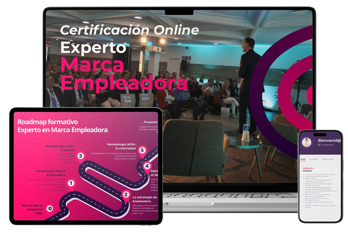 Accede a la formación de #marcaempleadora más completa en habla hispana
¿Quieres formarte con los mejores profesionales?
Accede al Programa Experto en Marca Empleadora del Instituto Employer Branding

Accede aquí: institutoemployerbranding.com/programa-eme/

#rrhh #hr #recursoshumanos