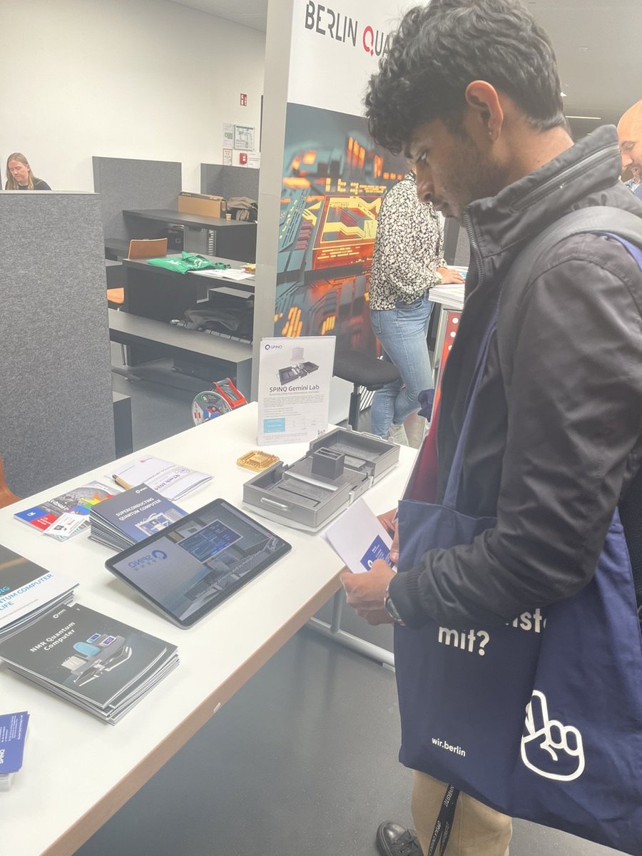 SpinQ_Lab's tweet image. We’re thrilled by the incredible turnout at #Qtech2024! So many visitors stopped by our booth to explore SpinQ Technology’s latest innovations in quantum computing. Thank you to everyone who joined us – the future of quantum is looking bright! #QuantumComputing #SpinQ #Berlin