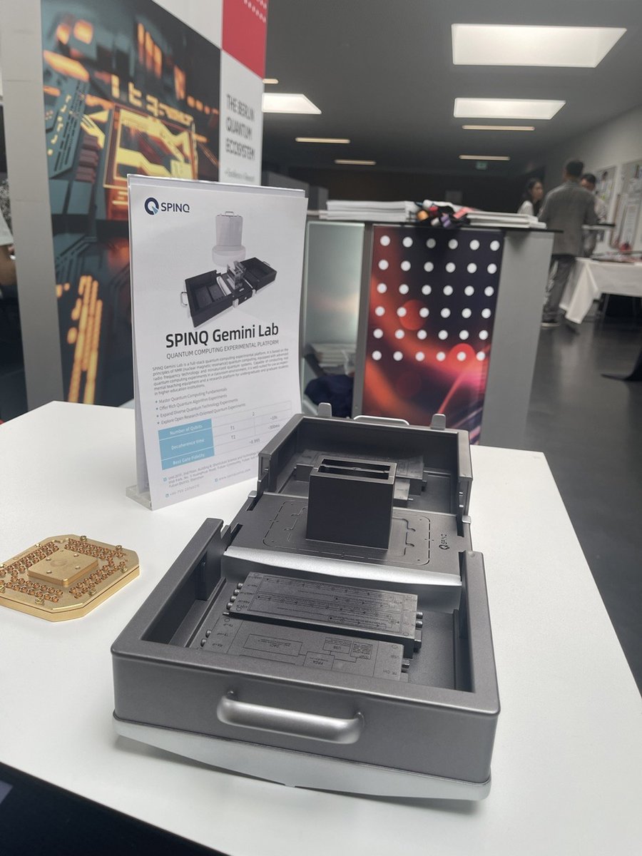 SpinQ_Lab's tweet image. We’re thrilled by the incredible turnout at #Qtech2024! So many visitors stopped by our booth to explore SpinQ Technology’s latest innovations in quantum computing. Thank you to everyone who joined us – the future of quantum is looking bright! #QuantumComputing #SpinQ #Berlin