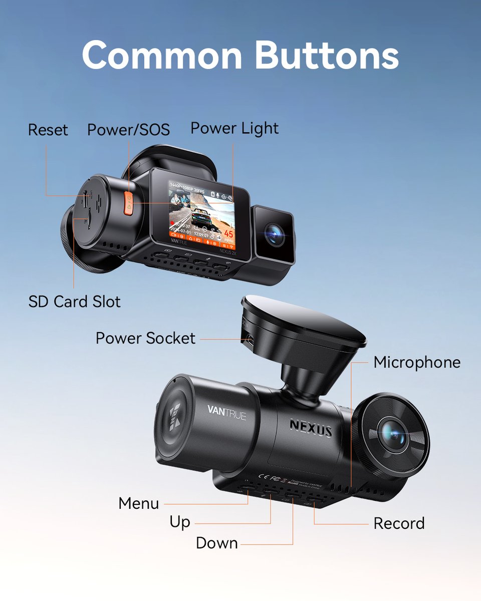 VantrueOfficial's tweet image. ๐๐ก Master your Vantrue N2X dashcam with ease!
Explore each button of the N2X dashcam, ensuring you're always in control on the road. Ready to capture your journeys with precision?
#Vantrue #VantrueN2X #TechGuide