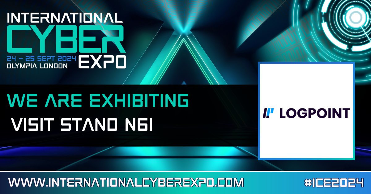 🎉 We are excited to announce that Logpoint will be exhibiting at International Cyber Expo 2024! 🌐

📌Visit them on Stand N61

Register and secure your pass now!🔗 hubs.la/Q02M3HvM0 #ICE2024 #cybersecurity #cyberawareness #threatintelligence