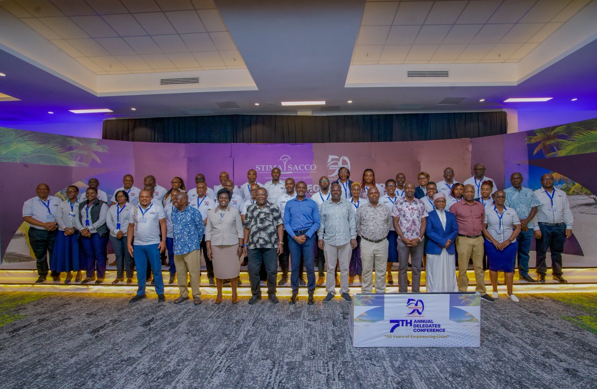 The Board, Management, and Stima Sacco Staff delegation pose for a photo during the 7th Annual Delegates Conference. 

#50YearsOfEmpoweringLives
#SaccoYanguMaishaYangu