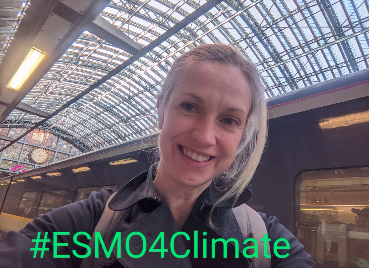 It's that time of year again! On way by 🚄 to #ESMO24 - excited to hear about all the new research! Please chk out the climate session Sat 10am Tarragona hall 7 #ESMO4Climate 
<a href="/myESMO/">ESMO - Eur. Oncology</a>
<a href="/OncoAlert/">OncoAlert</a>