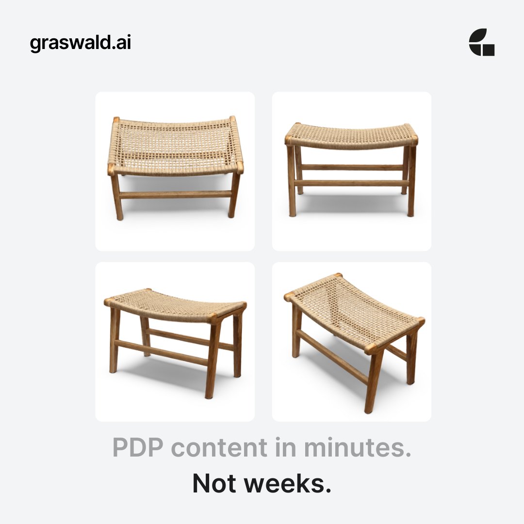 Get PDP-ready product photos in minutes ✨

Change backgrounds, angles and shadows to fit your brand aesthetic. All in the browser, all in-house.

Reach out to us at for more!

#3D #productvisualisation #ecommerce #madewithgraswald