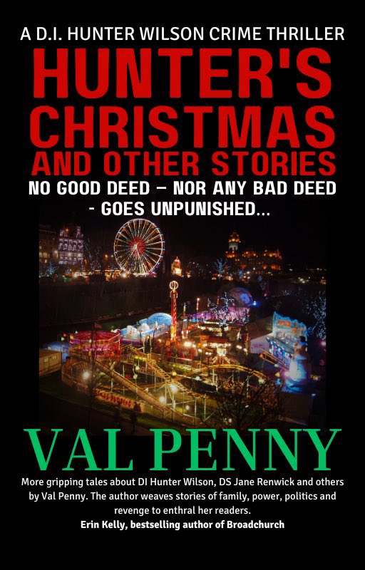 Another 5🌟review for 
Hunter’s Christmas
‘DI Hunter Wilson, his colleagues &amp; friends star in this exciting collection of short stories from the pen of Val Penny.
The stories are varied and well written.
A thoroughly enjoyable read, with twists and turns galore. #KindleUnlimited