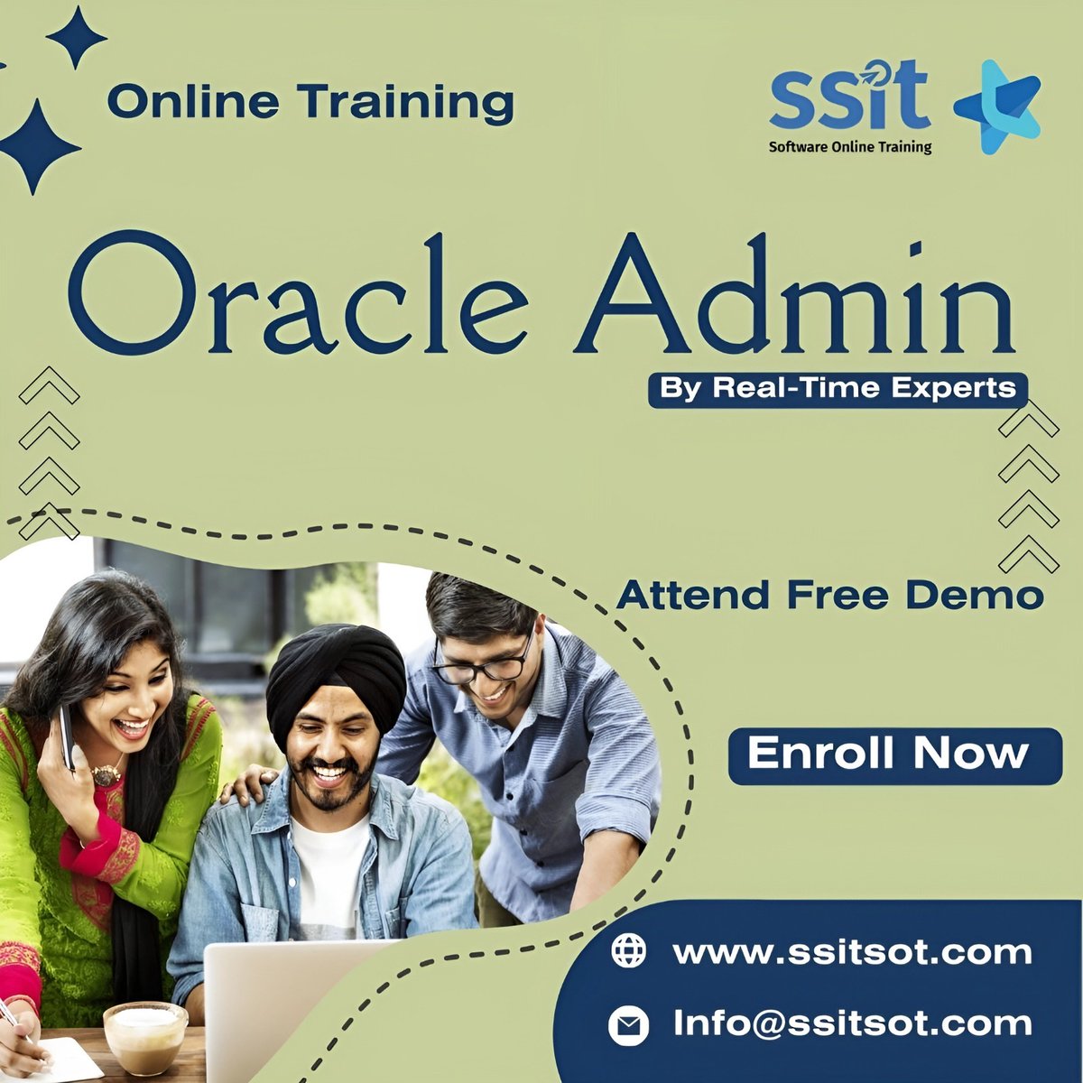 ssitsot's tweet image. 🎓 Oracle Admin Online Training - Your Gateway to Database Excellence!

📅 Duration: 40 Days
💼 Suitable for: IT professionals, system admins, and database enthusiasts.

Enroll Now!

|| Attend Free Online Demo

#Oracle #OracleAdmin #SSITSOT #bestonlinetraining #ittechnology #demo