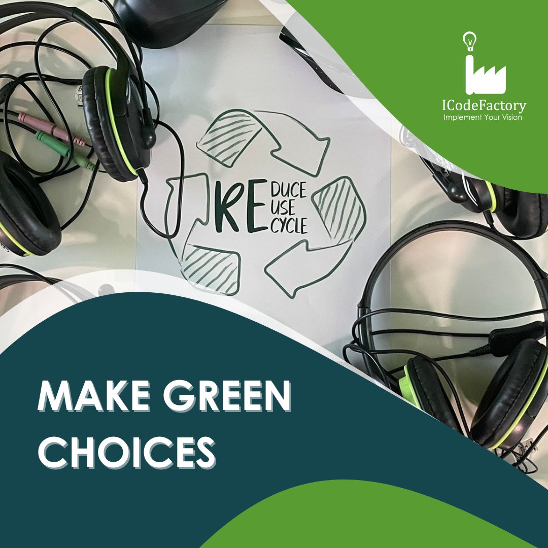 At #ICodeFactory, sustainability and tech go hand in hand. Yesterday, we recycled our old equipment to reduce e-waste, save resources, and minimize our footprint. Every green choice counts — let's build a greener future together! 🌱♻️ 

#MakeGreenChoices #GreenIT