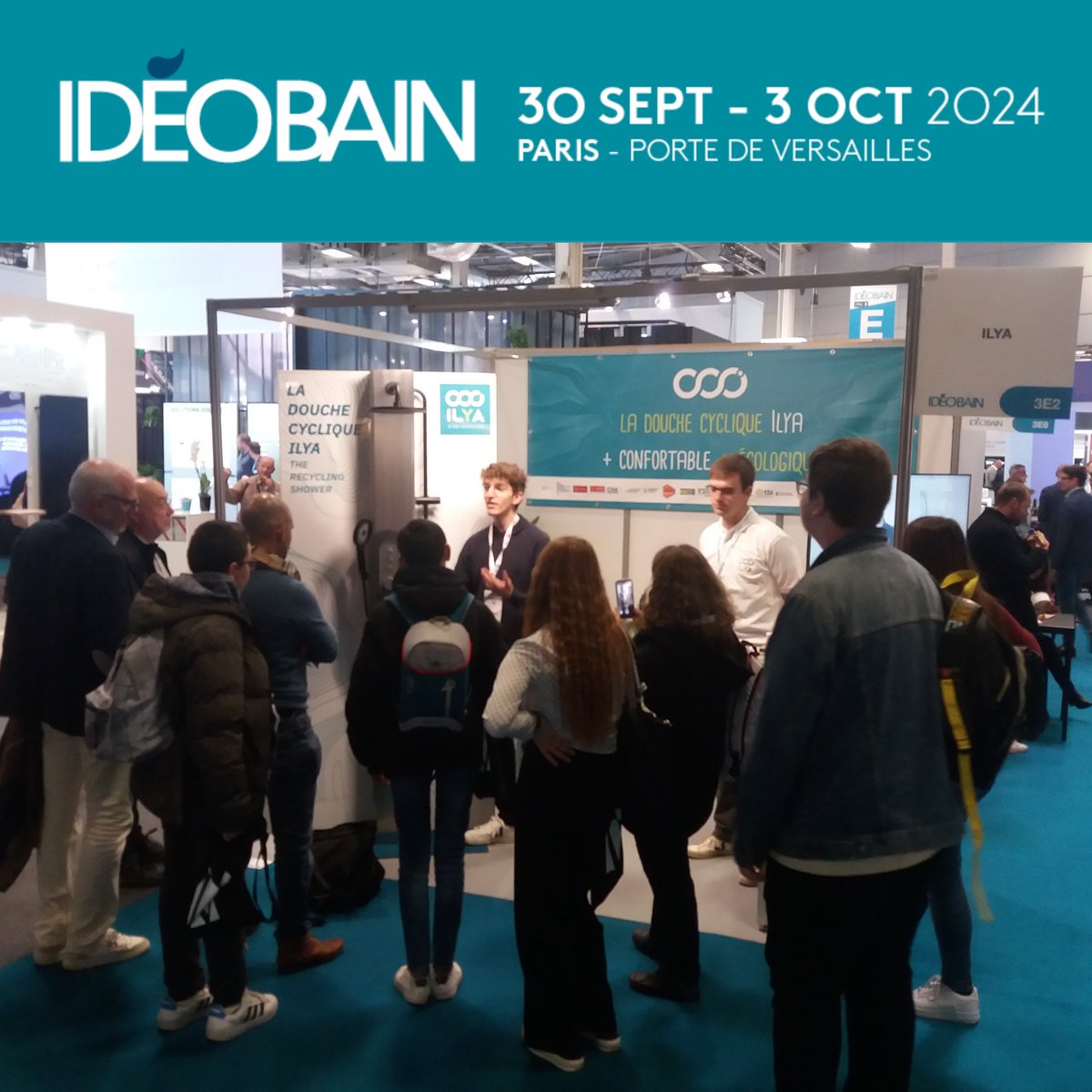 IlyaTechTLS's tweet image. 📅 Retrouvez-nous du 30/09 au 03/10 à @Ideobain Porte de Versailles à #Paris pour découvrir la #DoucheCyclique 🚿♻ et le #CapteurILO 💧📉

📍 Pav 2.3, Stand C019D

🎟 Réservez votre badge gratuitement ideobain.com/fr-fr/register…

@Impulse_Labs
