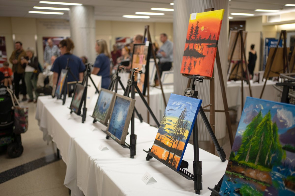 ClevelandVAMC's tweet photo. Cleveland VA Medical Center hosted a Creative Arts Festival for enrolled . Veterans in VA healthcare showcase their creative talents in various categories, including visual and performing arts. https://t.co/dV6AApzw8g