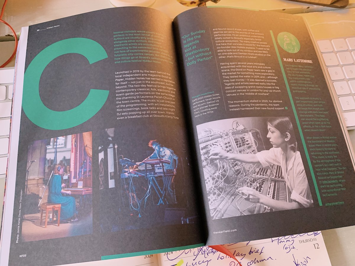 Freya Parr (@freyaparr) on Twitter photo Managed to get my mitts on a copy of the lovely Nearfield from the equally lovely Colonna & Smalls in Bath. Here's a little glimpse of my feature on <a href="/HiddenNotes_/">Hidden Notes</a>, the Stroud festival celebrating the brilliantly weird world of contemporary classical and avant-garde music. Managed to get my mitts on a copy of the lovely Nearfield from the equally lovely Colonna & Smalls in Bath. Here's a little glimpse of my feature on <a href="/HiddenNotes_/">Hidden Notes</a>, the Stroud festival celebrating the brilliantly weird world of contemporary classical and avant-garde music.