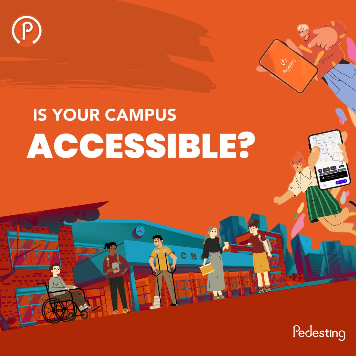 Pedesting (@pedesting) on Twitter photo Is your campus accessible?
Pedesting assists educational institutions by providing precise, real-time navigation solutions. Reach us at hello@pedesting.com to learn more. #campusaccessibility Is your campus accessible?
Pedesting assists educational institutions by providing precise, real-time navigation solutions. Reach us at hello@pedesting.com to learn more. #campusaccessibility