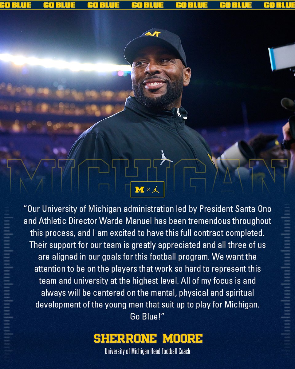 UMichFootball's tweet photo. Statements from University of Michigan Leadership

#GoBlue https://t.co/C2pWTXL1lr